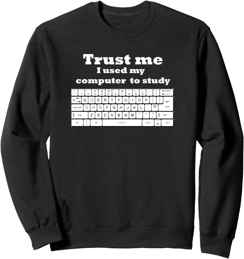 Verwenden Sie das Computer-Solo für FUNNY GAMER Sweatshirt