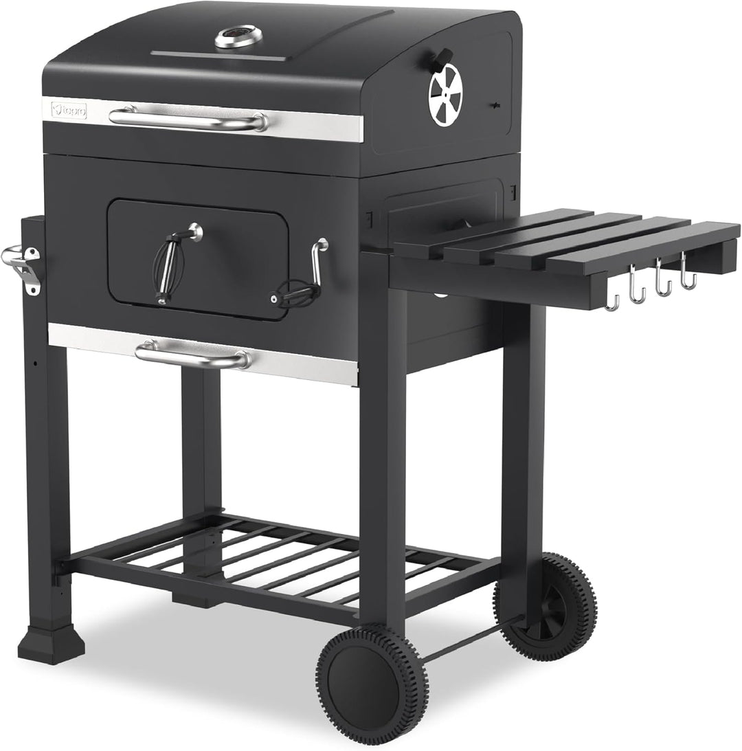 tepro Holzkohlegrill Grillwagen Toronto Click, Grillfläche: ca. 56 x 41,5 cm,