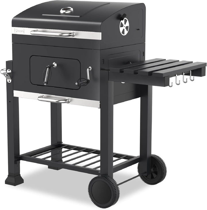 tepro Holzkohlegrill Grillwagen Toronto Click, Grillfläche: ca. 56 x 41,5 cm,