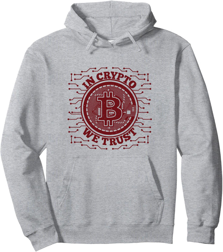 HODL Bitcoin Cryptocurrency In Crypto We Trust Bitcoin Pullover Hoodie