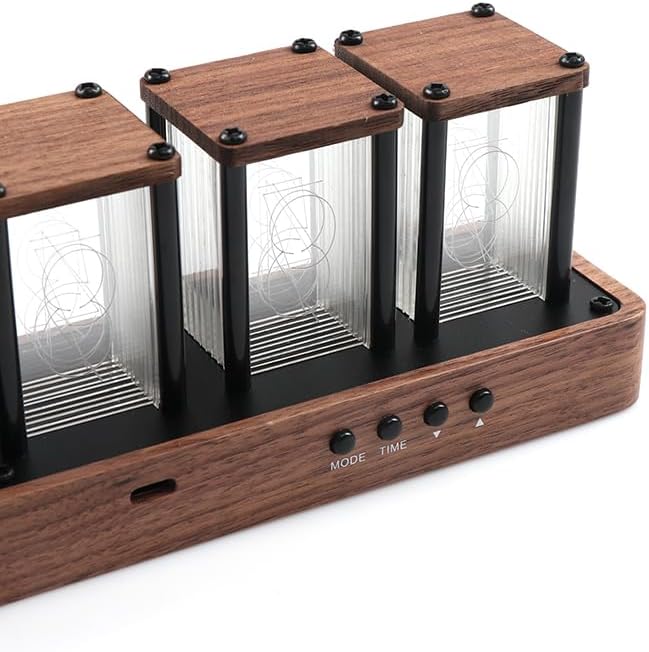LED Nixie Uhr, Digital Nixie Tube Clock, Nixie Röhrenuhr, Und das WiFi synchronisieren, Alarm und 12