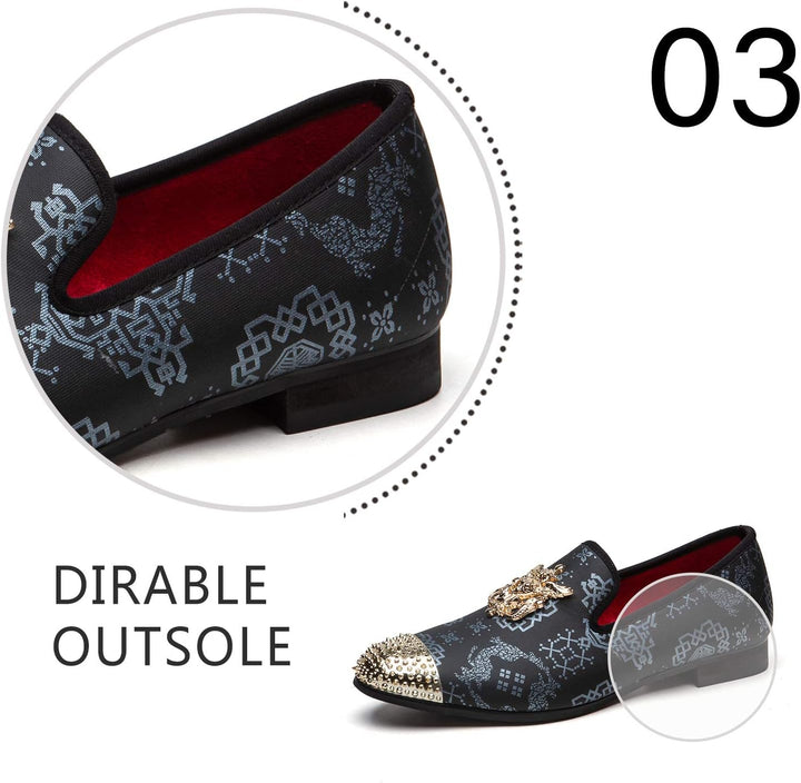 JITAI Herren leichte Schuhe Kunstleder Slipper für Männer und Mode Mokassins Herren Freizeitschuhe 4