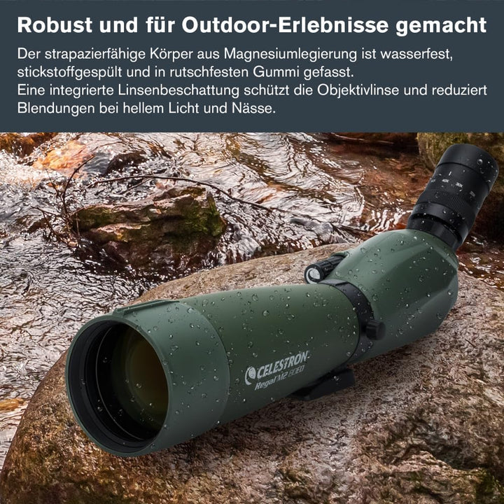 Celestron 52305 Regal M2 80ED Spektiv, Grün, Regal M2 80ED Spektiv