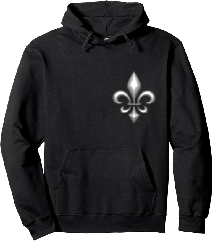 Pier77 Klassisches Fleur De Lis Emblem der Reinheit Pullover Hoodie