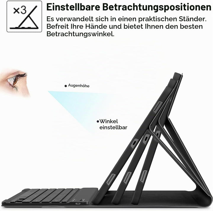 Wineecy Tastatur Hülle mit Schutzfolie für Surface Go 3 (2021)/ Surface Go 2 (2020) / Surface Go (20