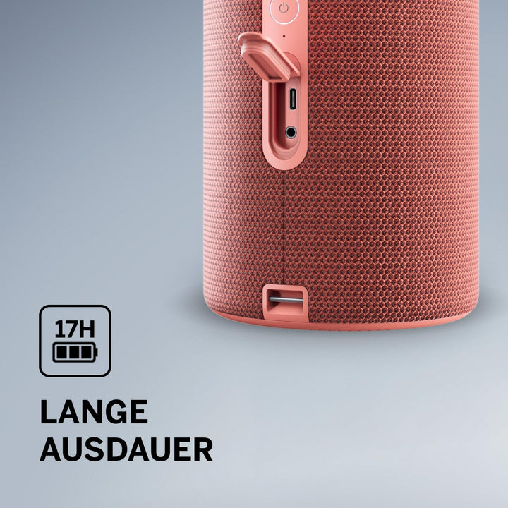 WE. by Loewe. Hear 2 Coral Red Coral Red Hören Sie 2, Coral Red Hören Sie 2