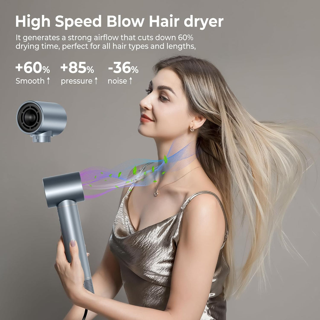 Airstyler 5 in 1 Hair Styler With 110000 U/Min Hochtouriger Motor Haartrockner Warmluftbürste Haarst