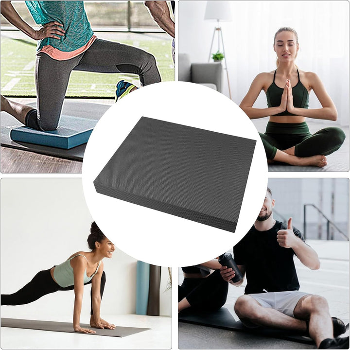 Stabilitätskissen - Antirutsch-Trainer aus TPE 50x40 cm | Trainings Schaumstoff Pad Gepolsterte Bala