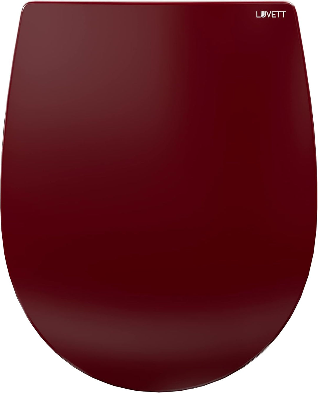 LUVETT® WC-Sitz mit Absenkautomatik C100 oval universell, Toilettendeckel mit 3 Edelstahl Montagelös