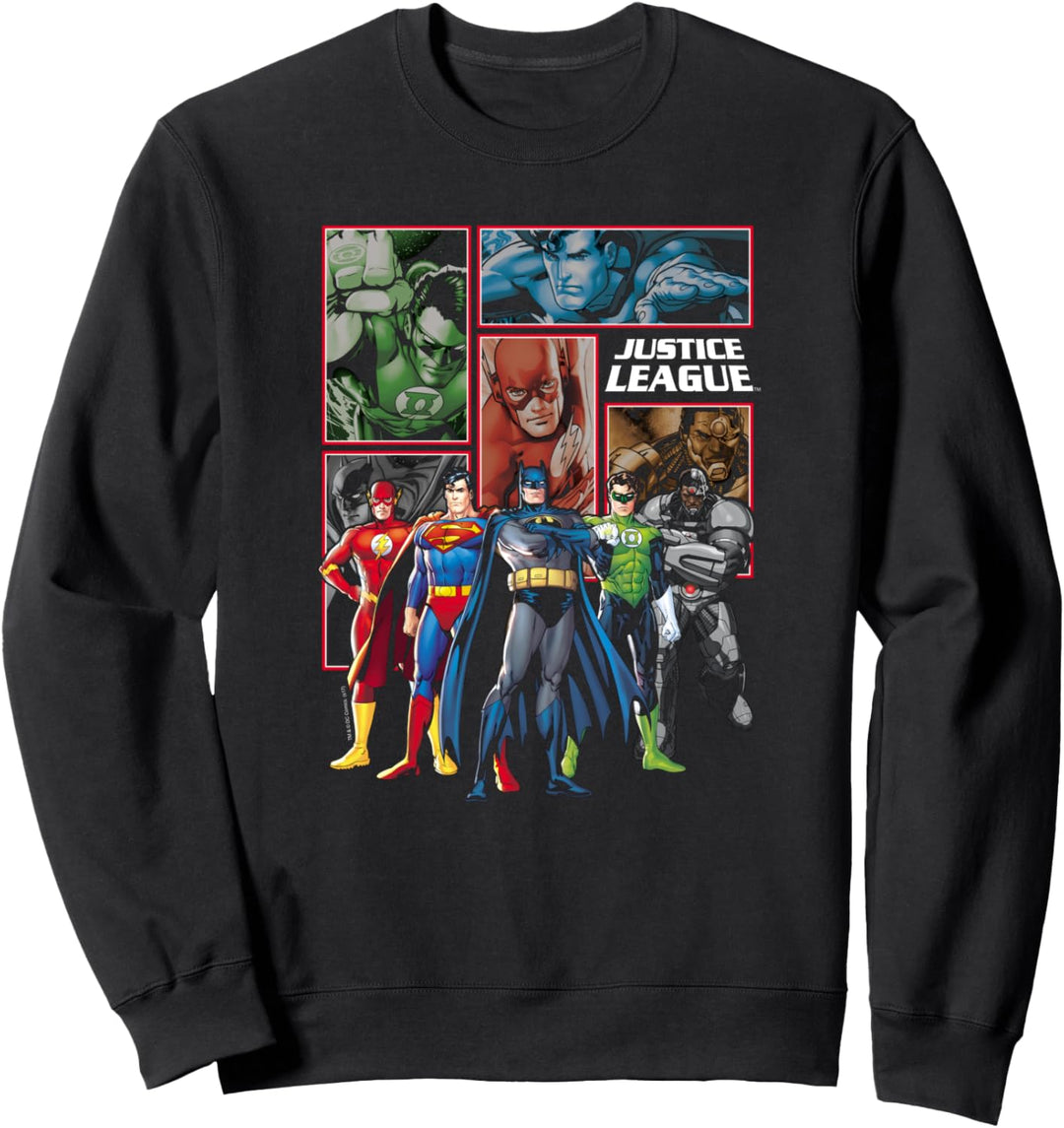 Justice League New JLA Panels Sweatshirt