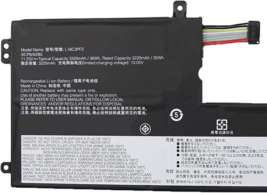 AKKEE L18C3PF2 Laptop Akku für Lenovo V155-15API V340-17IWL Ideapad L3-15IML05 L340-15API L340-15IWL