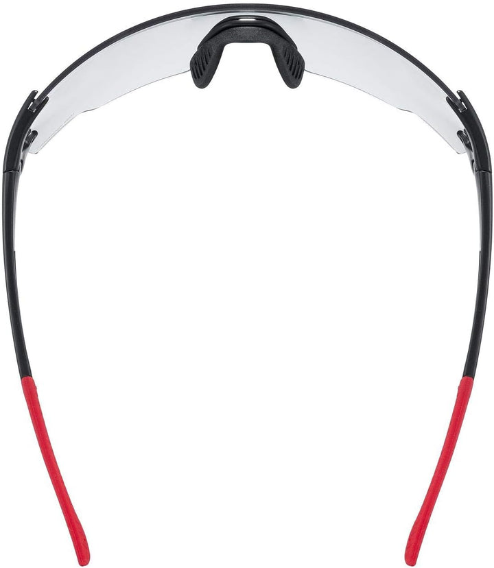 Uvex Unisex – Erwachsene Sportstyle 804 V Sportbrille black mat red/smoke Einheitsgrösse Single, bla