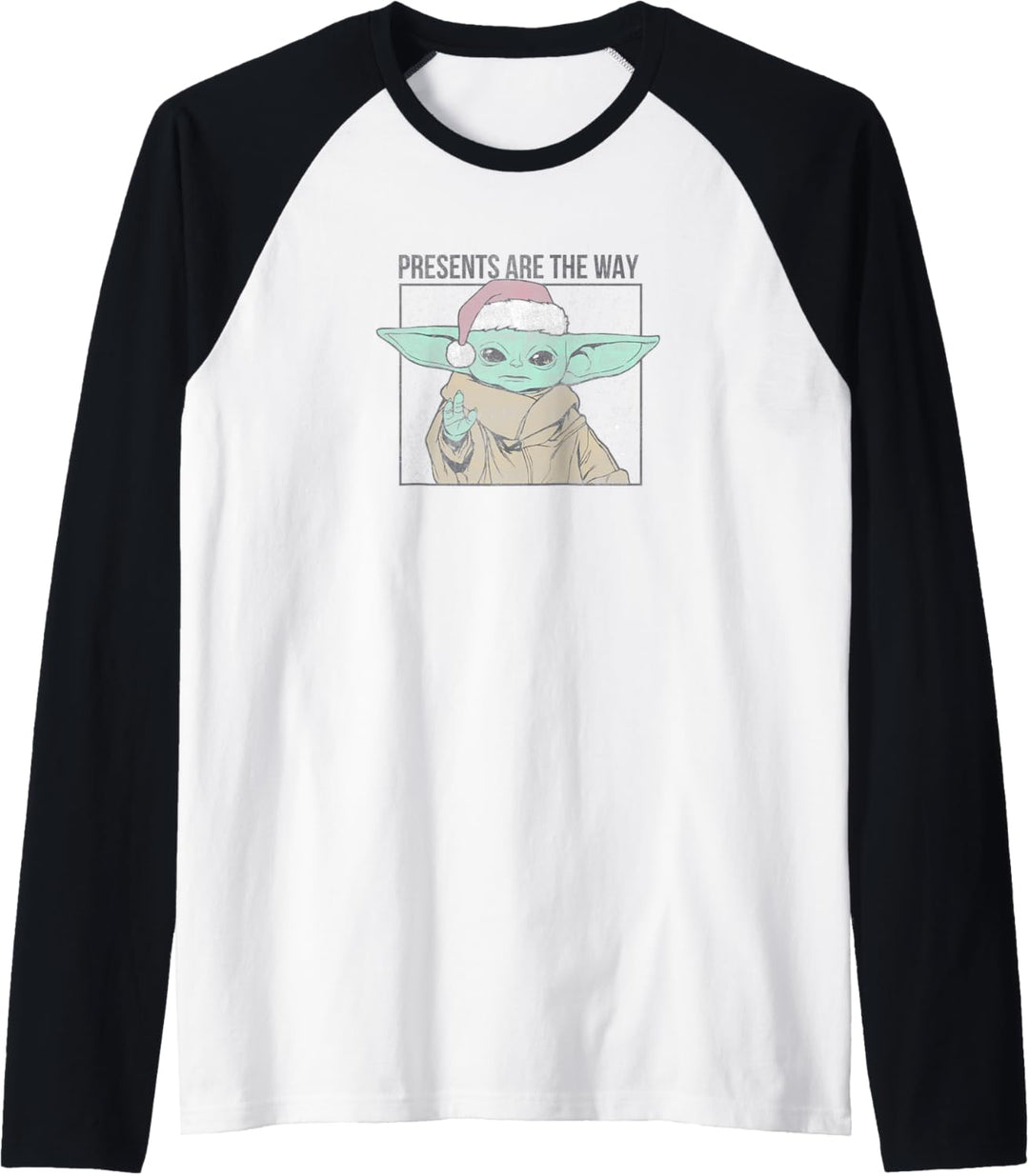 Star Wars The Mandalorian Child Holiday Presents Raglan