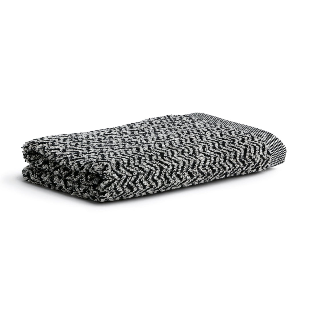möve Brooklyn Duschtuch Fischgrat 80 x 150 cm aus 85 % Baumwolle / 10 % Viskose aus Bambus-Zellstoff