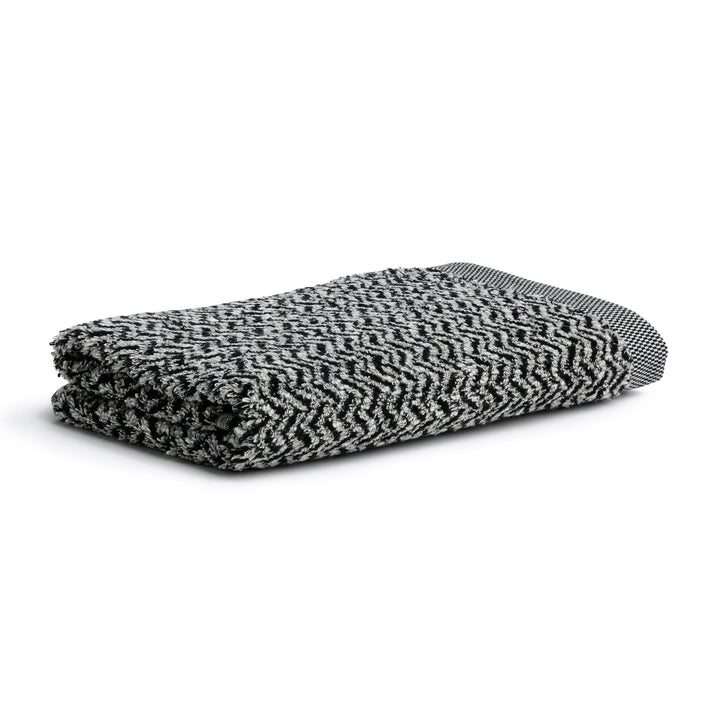 möve Brooklyn Duschtuch Fischgrat 80 x 150 cm aus 85 % Baumwolle / 10 % Viskose aus Bambus-Zellstoff