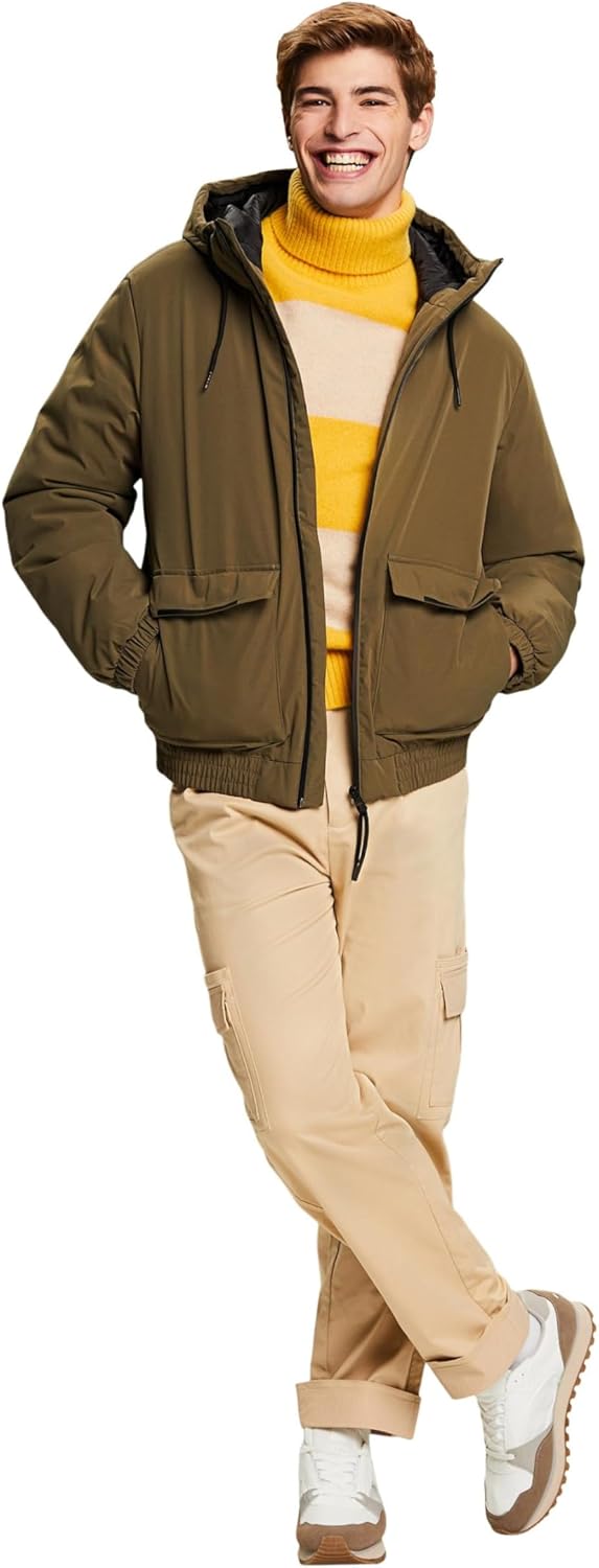 ESPRIT Herren Jacke XXL 350/Khaki Green, XXL 350/Khaki Green