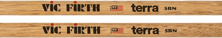 Vic Firth - American Classic® Terra Serie Trommelstöcke 5BTN - American Hickory - Nylonspitze - 4 Pa