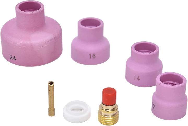 Keramikdüse Gaslinse, Spannzangenkörper Verbrauchsmaterial-Kit WIG-Gaslinsen-Kit Schweisszubehör Mod