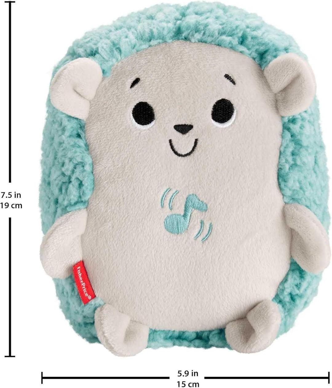 Fisher-Price Babytröster Igelform, Musikspielzeug, mit beruhigenden Vibes, Plüsch, mit Vibrationen,