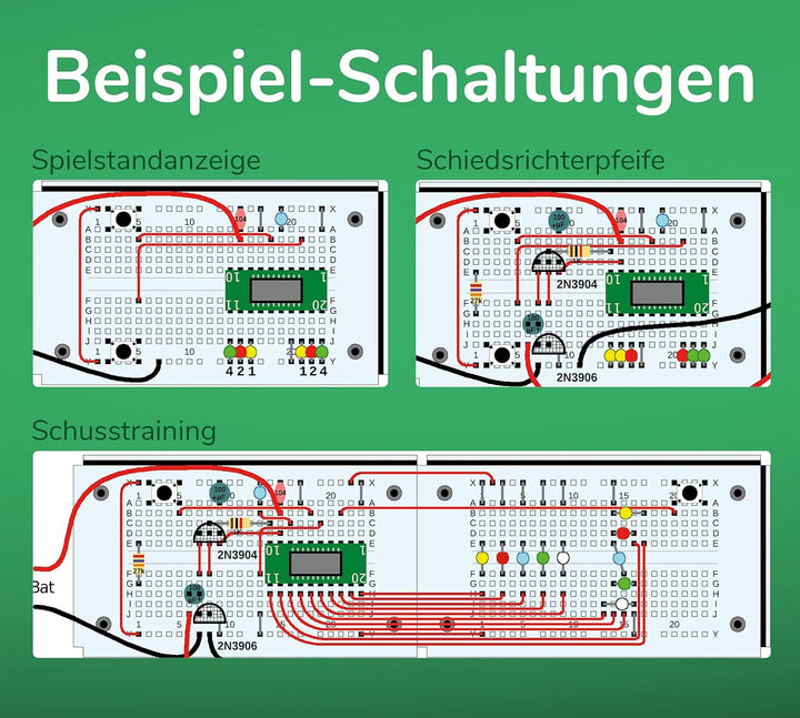 FRANZIS 67333 - Elektronik Fussball Adventskalender, 24 Schaltungen zum Selberbauen, inkl. allen Bau