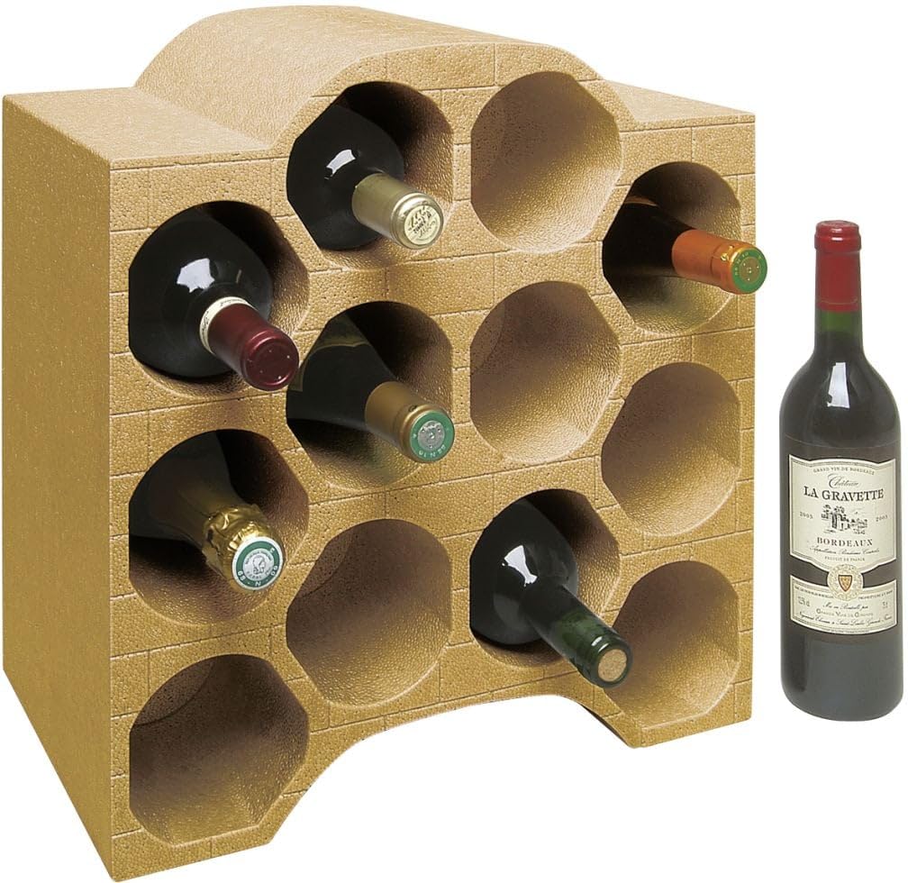 Climapor Flaschenbox Terra 12 Flaschen Bogenform 43x40x26 cm Weinregal Weinständer