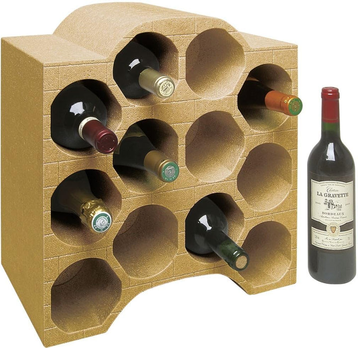 Climapor Flaschenbox Terra 12 Flaschen Bogenform 43x40x26 cm Weinregal Weinständer