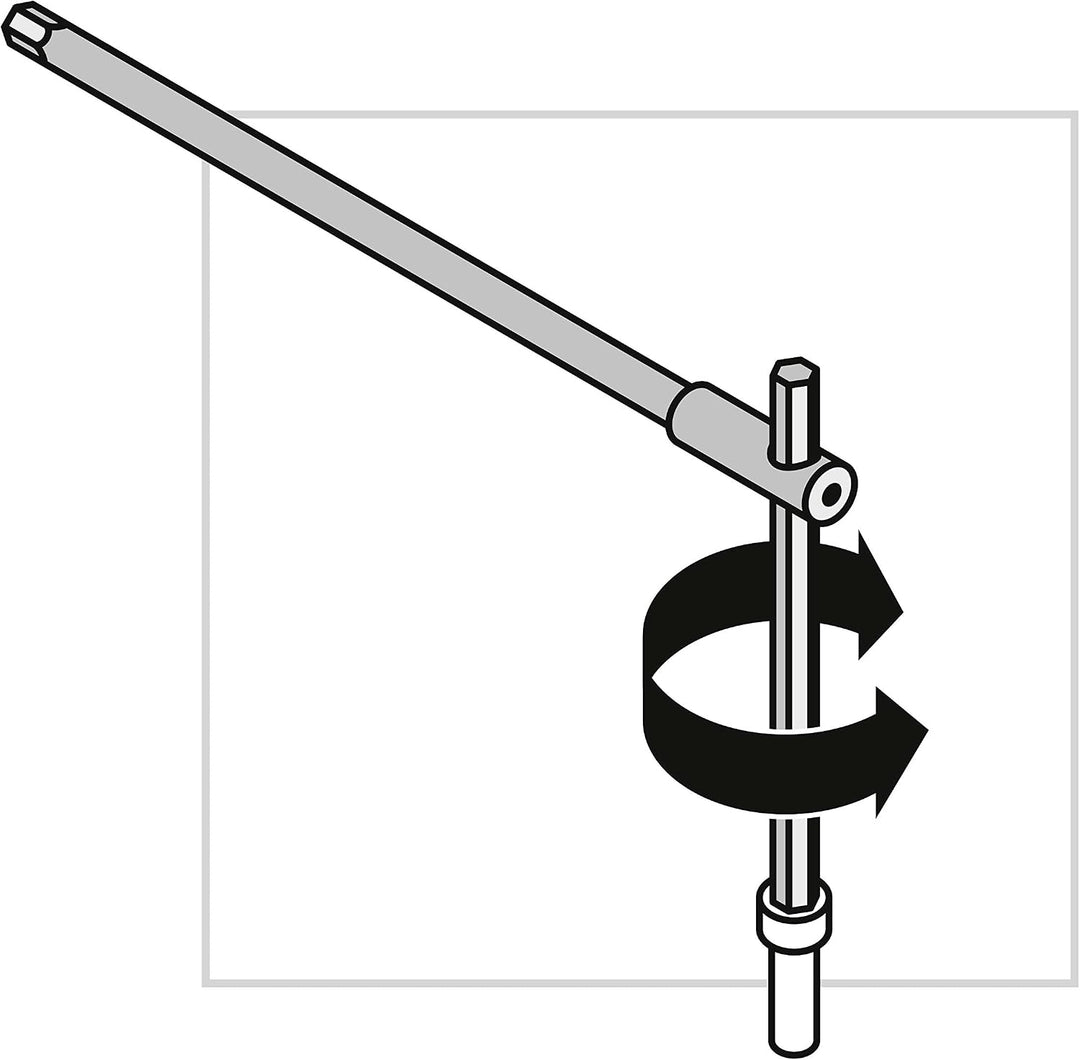PB Swiss Tools T-Griff Innensechskant mit Gleit-Quergriff PB 1204.7 (7 mm) | 100% Swiss Made | Sechs