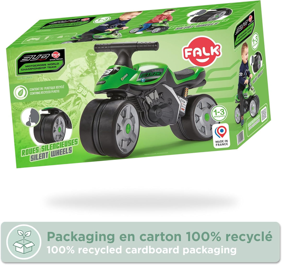 Falk 402BRS Motorrad, Grün, 62 x 25,5 x 39 cm
