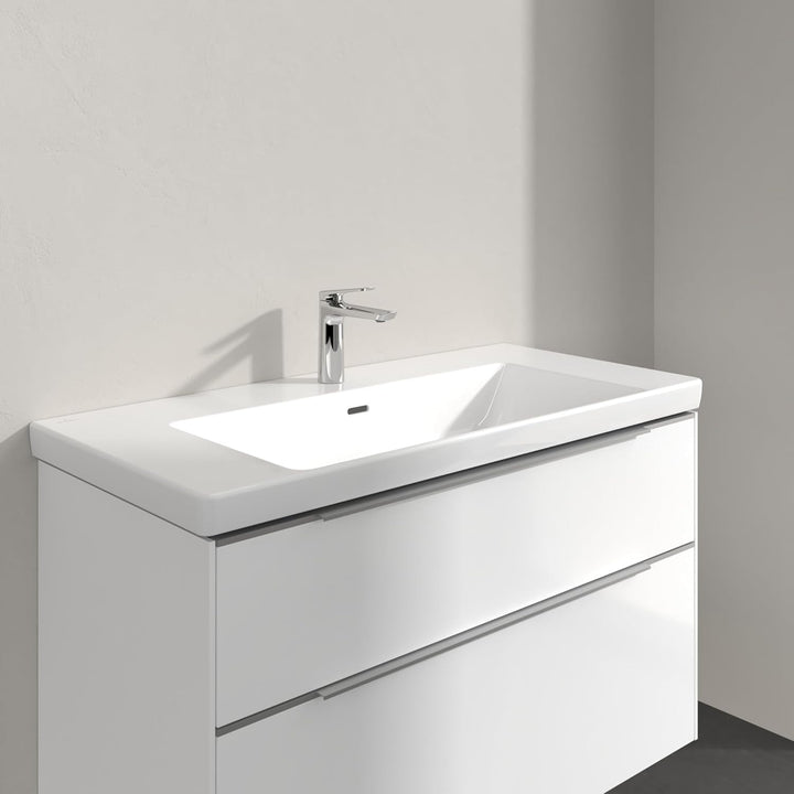 Villeroy &amp; Boch Oasis Waschtischarmatur - Waschbeckenarmatur wassersparend mit Keramikkartusche - Wa