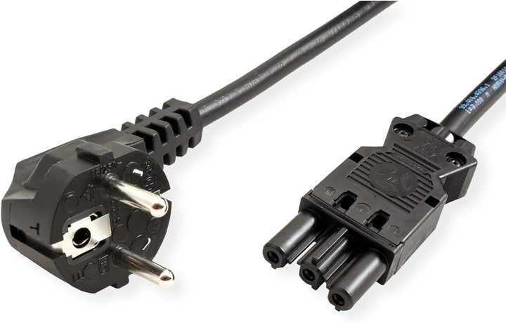 BACHMANN Gerätezuleitung Wieland GST18 7m Schwarz 375.1292, 7m