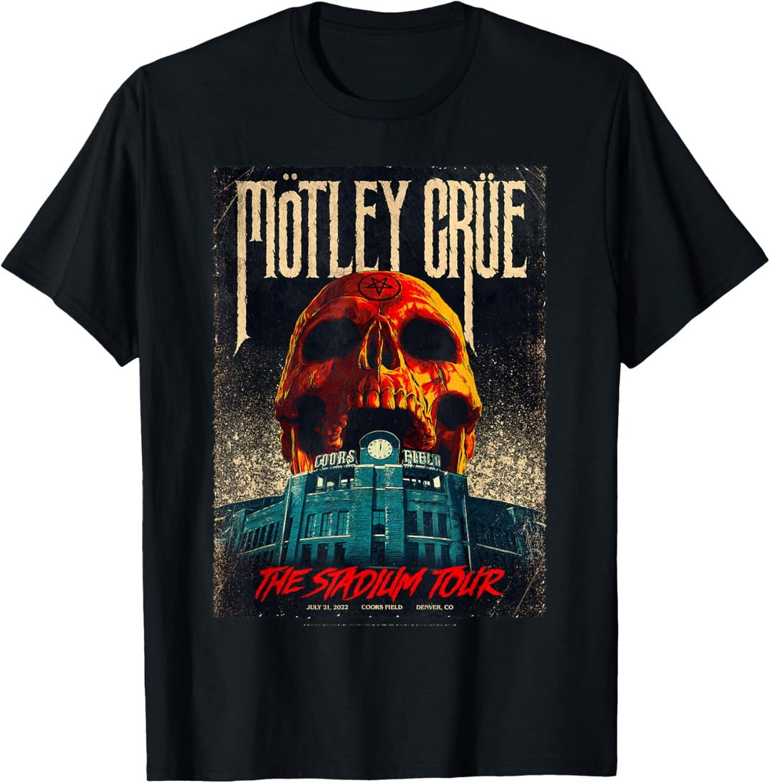 Mötley Crüe - The Stadium Tour Denver Event T-Shirt