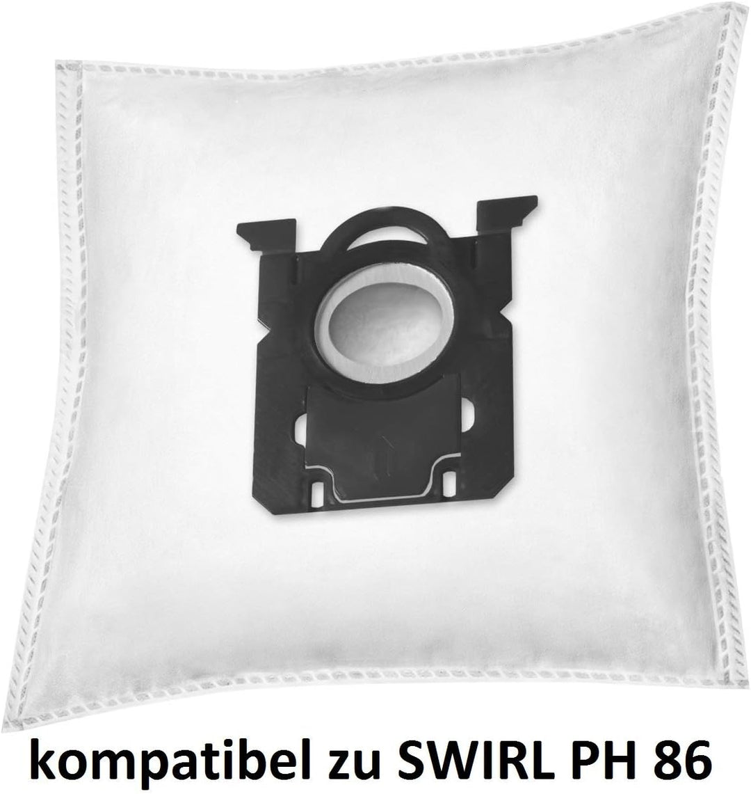 I 30x Staubsaugerbeutel kompatibel zu Swirl PH86 / PH 86, passend für Philips PowerLife, Performer C
