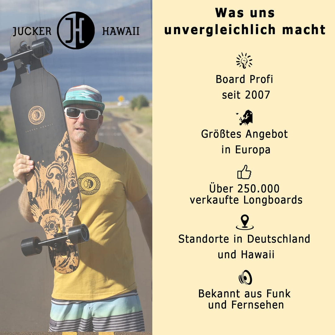 JUCKER HAWAII Longboards | Qualität vom Longboard Profi | Longboard HOKU in verschiedenen Designs |