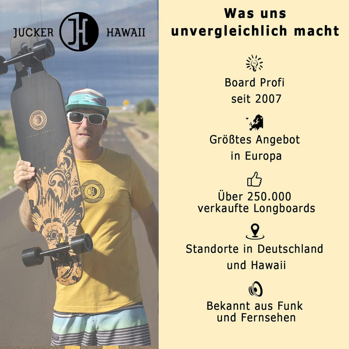 JUCKER HAWAII Longboards | Qualität vom Longboard Profi | Longboard HOKU in verschiedenen Designs |