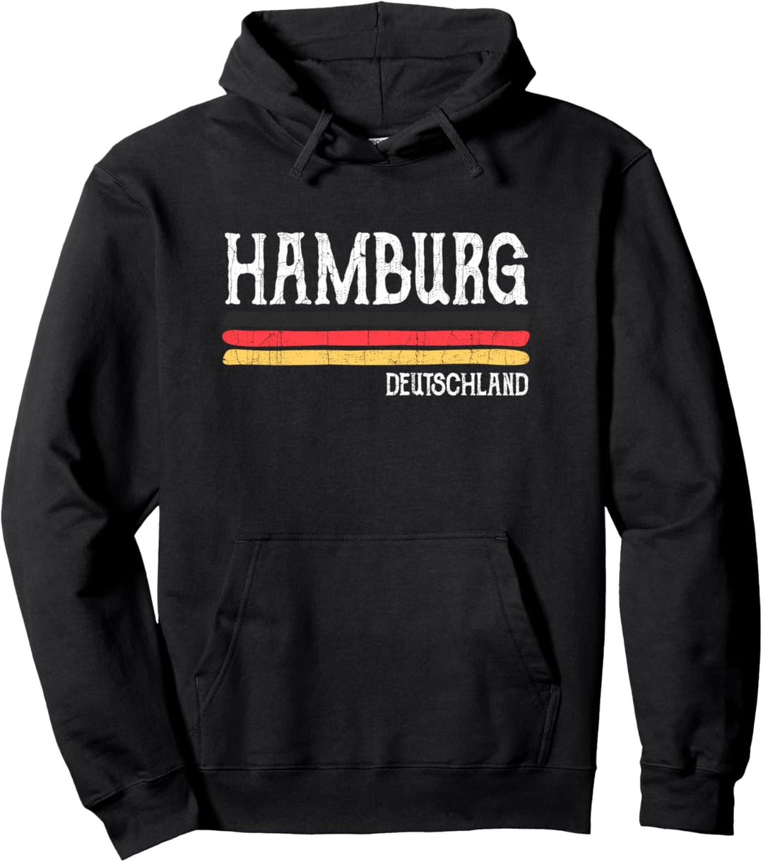Vintage Hamburg Deutschland Deutsch Pullover Hoodie