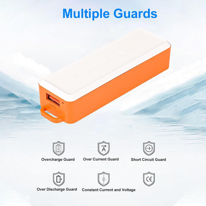 VBESTLIFE Mini UPS Battery Backup, USB 5V 1,2A Ausgang 2600 MAh Batterieleistung, Kompatibel mit Rou