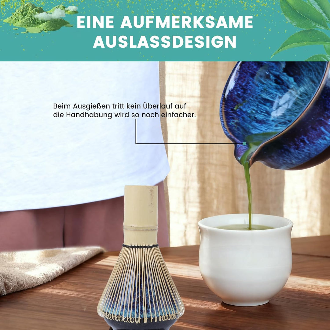 Matcha-Set – 7-Tlg. Macha Tea Set mit Matcha Schale und Matcha Zubehör, ein hochwertiges Matcha Set