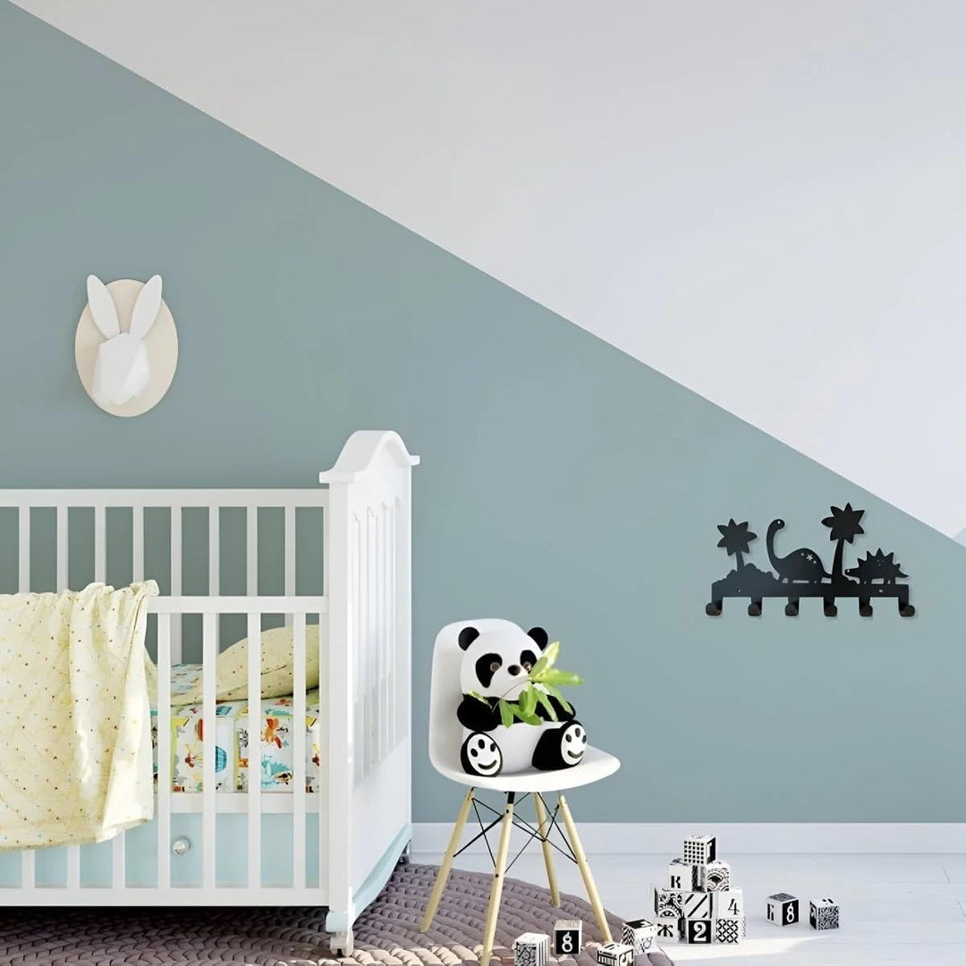 TOJ Living Kindergarderobe Pangea - 40CM - 6 Haken - Garderobe kinder - Wandgarderobe - Garderobenha