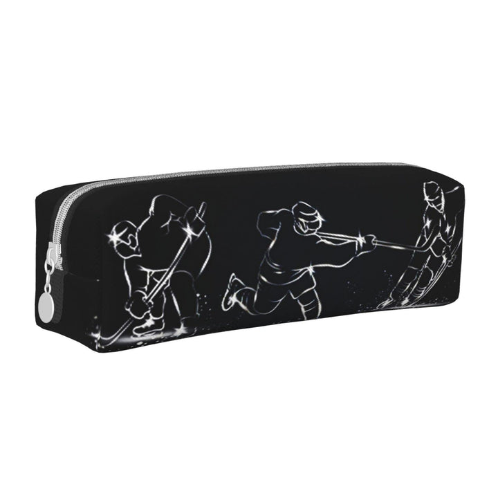Federmäppchen Eishockeyspieler Eishockey Federmappe Etui für Jungen Mädchen Grosse Schulsachen Feder
