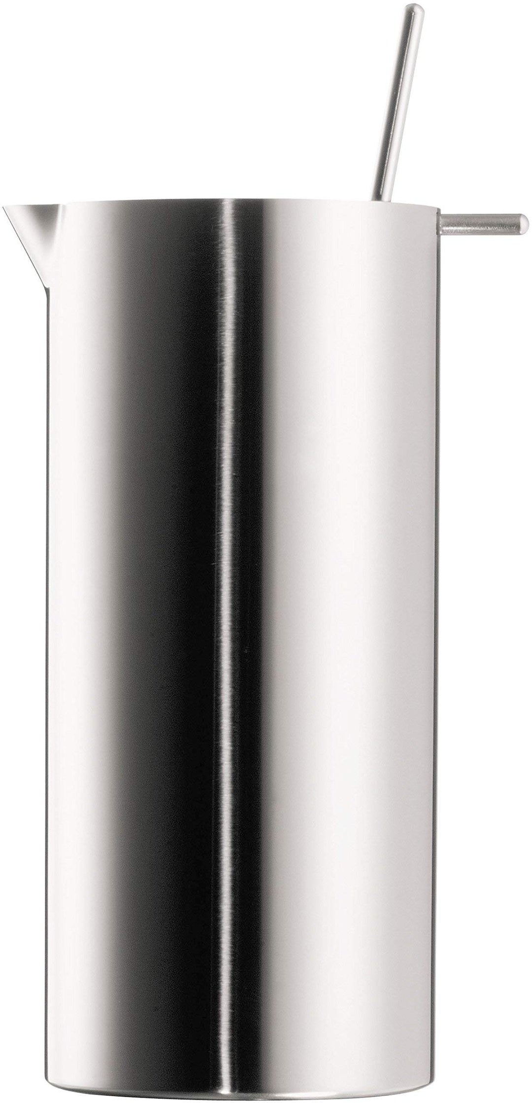 Stelton Barmixer aus Edelstahl, designed von Arne Jacobsen aus der Cylinda-line, W:25 CM L:33 CM H:1