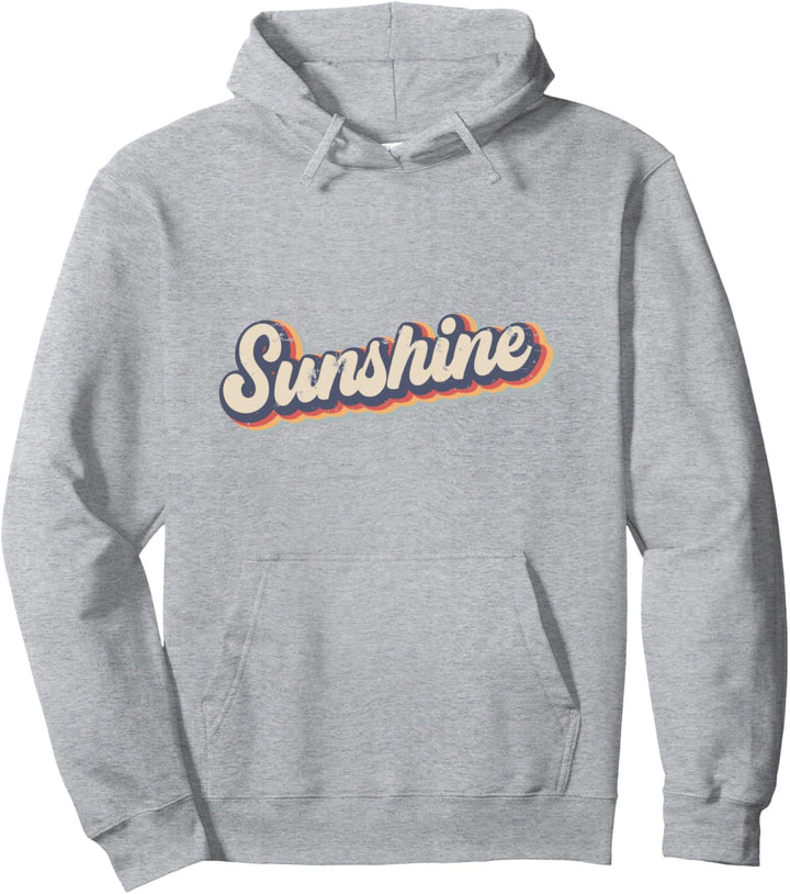 Sunshine Vintage Rainbow Pullover Hoodie