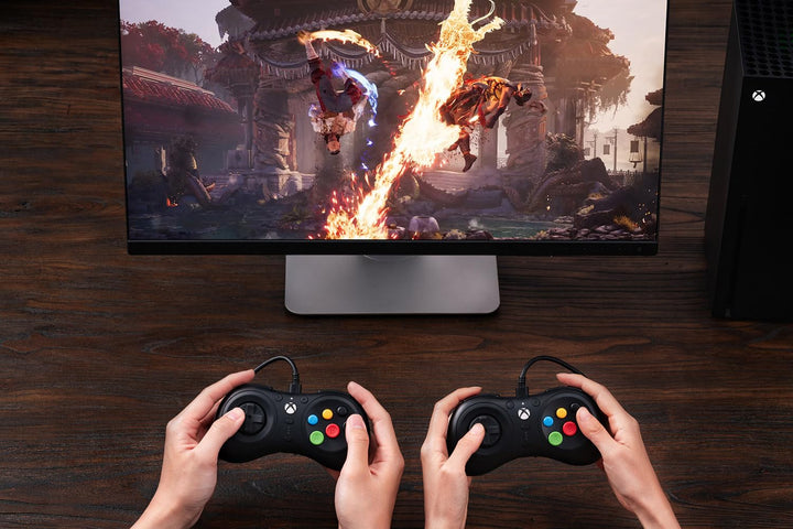 8Bitdo M30 Wired Controller for Xbox Series X|S, Xbox One, and Windows with 6-Button Layout - Offici