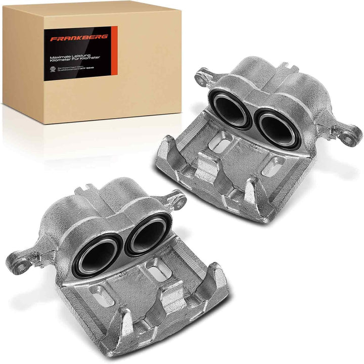 Frankberg 2x Bremssattel Bremszange Vorne Links Rechts Kompatibel mit X-Trail T30 2.0L 2.2L 2.5L 200
