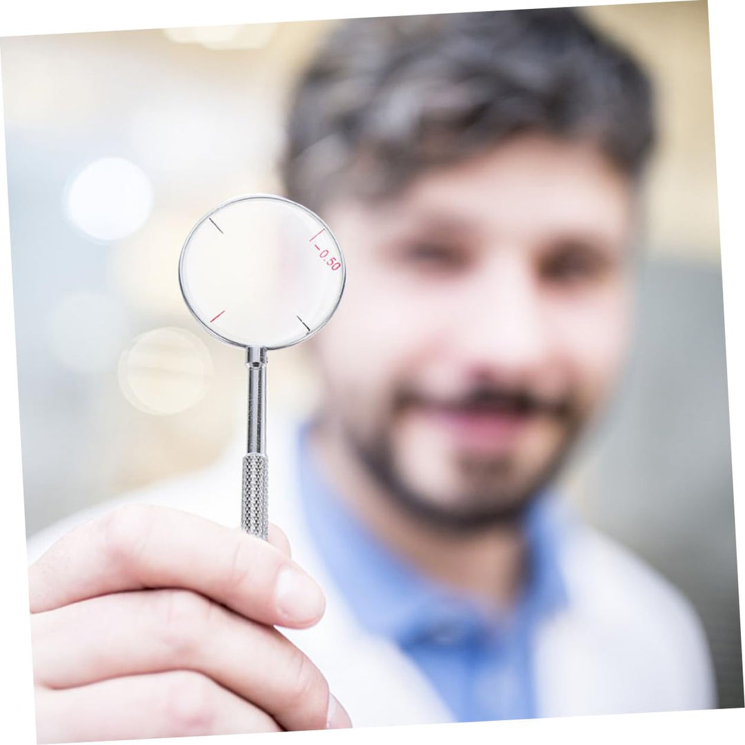 MAGICLULU 2 Stück Tragbare Optische Zylinderlinse Multifunktions Optometrie Werkzeug Aus Glas Und Zi