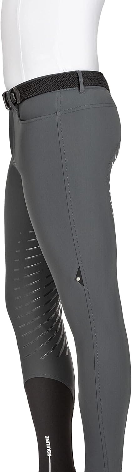 Equiline Herren Reithose CRISPIAF FG 52 Night Grey, 52 Night Grey
