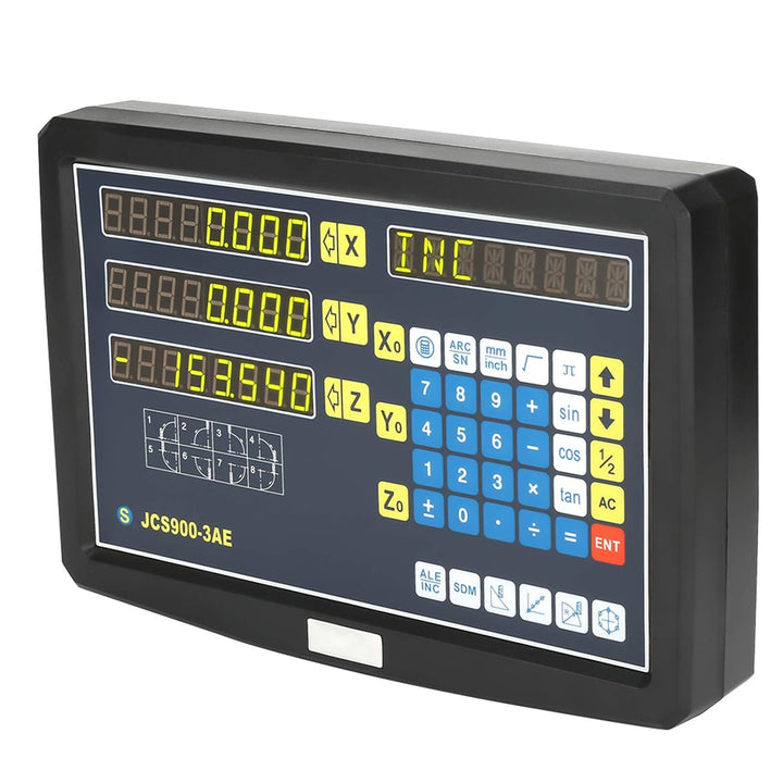 EVTSCAN 3 Axis 10 ″ LCD Digital Readout Console, DRO System für Drehmaschinen, Fräsmaschinen, Schlei