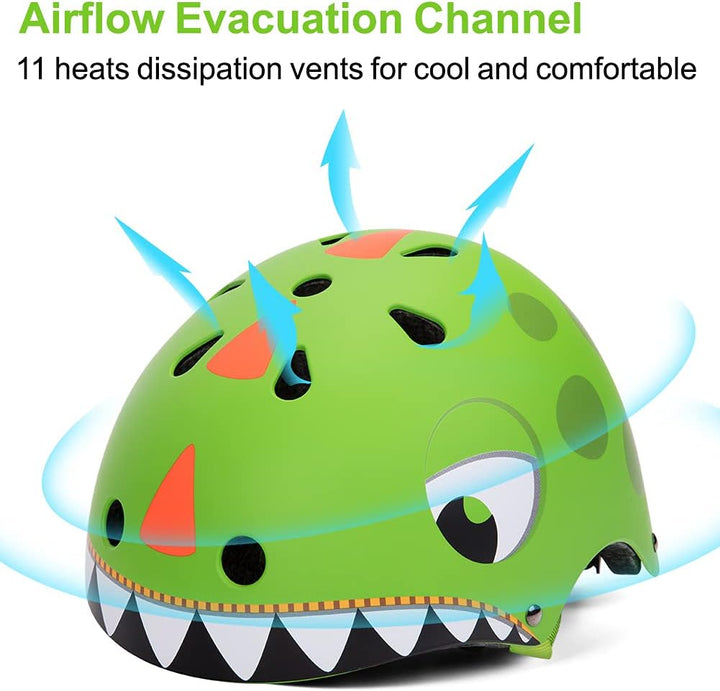 XIAPIA Kinderhelm 2-5 Jahre leicht Fahrradhelm Verstellbar Skaterhelm für Laufrad Motorrad, Kinder C