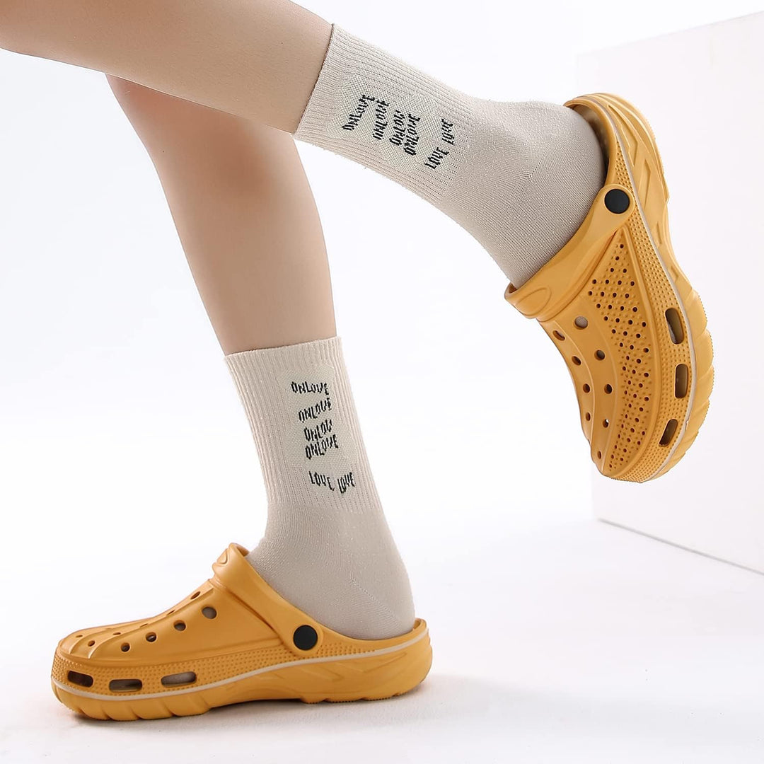 Unisex Clogs Pantoletten Sommer Hausschuhe Strand Sandalen Gartenschuhe mit Fussbett aus Weichem 36/