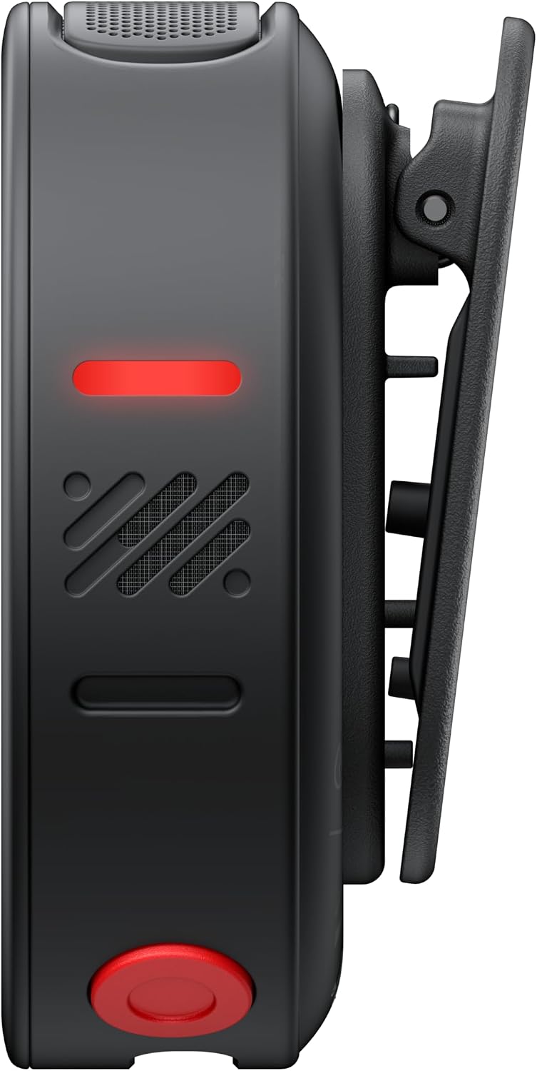 Insta360 Mic Pro Transmitter mit E-Ink-Display, 32-Bit Float-Aufnahme &amp; 3-Mic-Array