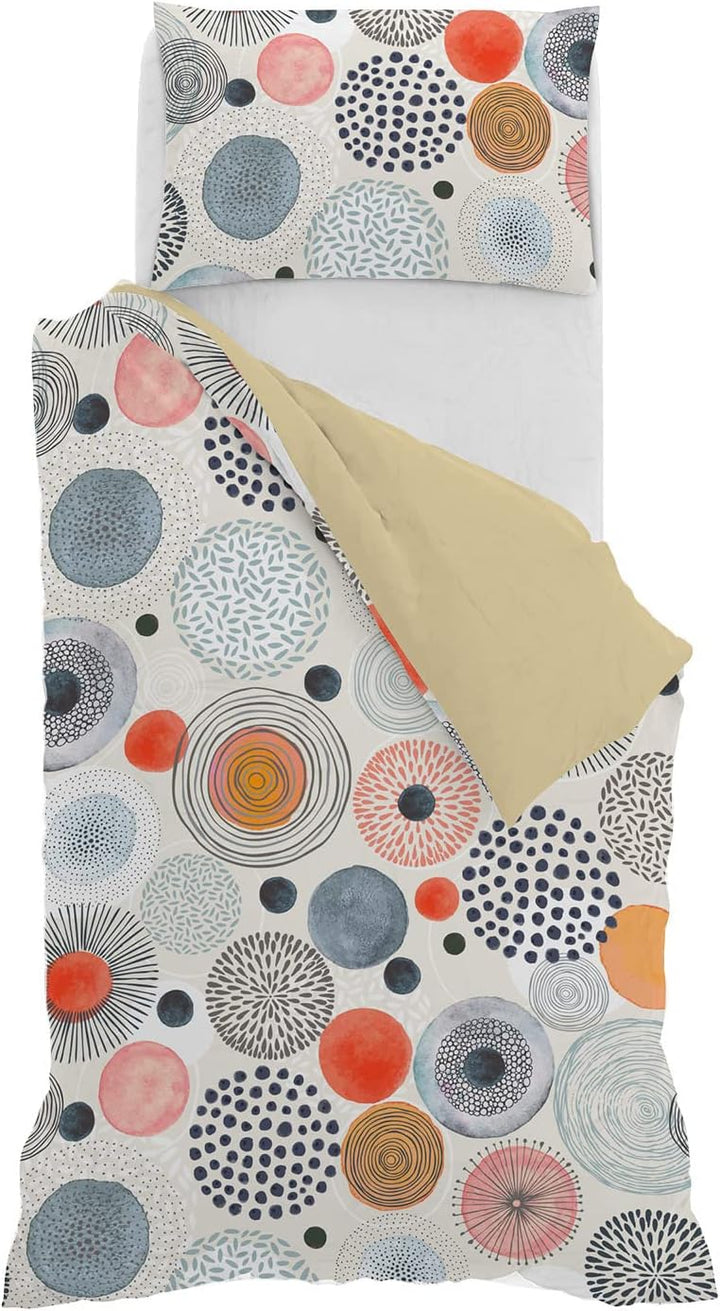 Italian Bed Linen Fantasy Bettbezug, Einzelne Einzelne Acquerello, Einzelne Acquerello